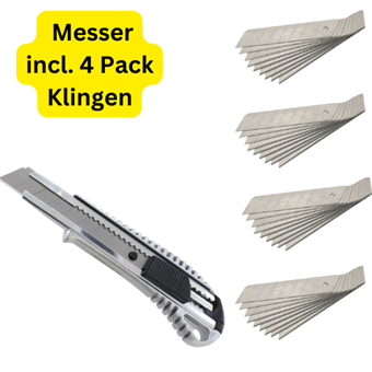 SPAR - PACK Metall Cutter Messer 