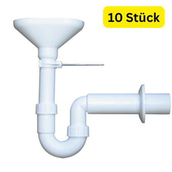 10x Tropfwasser Röhrengeruchverschluss 