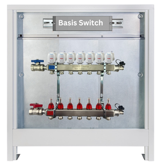 montiert mit  Kugelhähnen +Stellan. + Basis Switch 