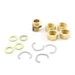 Inox Wellrohr Fittingssatz 