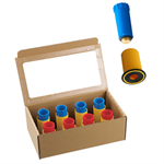 Dichtfix Kombi-Paket mit 8 Messing Baustopfen 
