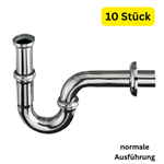 10 x Röhrengeruchsverschluss 1 1/4"  NORMAL 