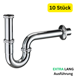10 x Röhrengeruchsverschluss 1 1/4"  LANG 