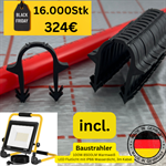 16.000  Tackernadeln + LED Strahler 