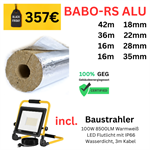 BABO RS ALU Schalen incl Baustrahler 