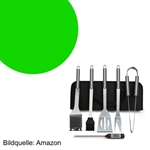 6 in 1 Grillbesteck Koffer 