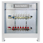 montiert mit  Kugelhähnen +Stellan. + Basis Switch 